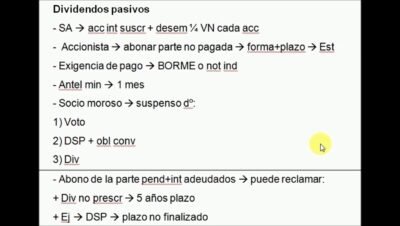 pasos para dividendos pasivos